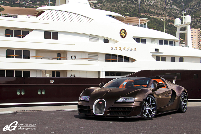 Bugatti Veyron Vitesse Monaco Yacht