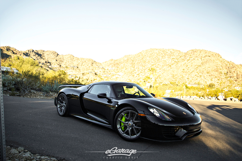 Black Porsche 918