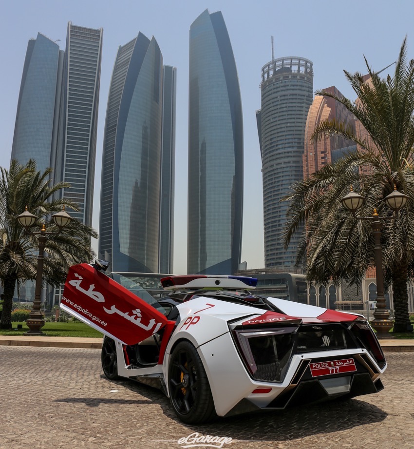 W Motors Lykan Hypersport Abu Dhabi Police