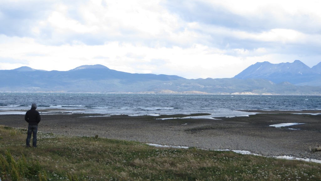 Empty beach Patagonia