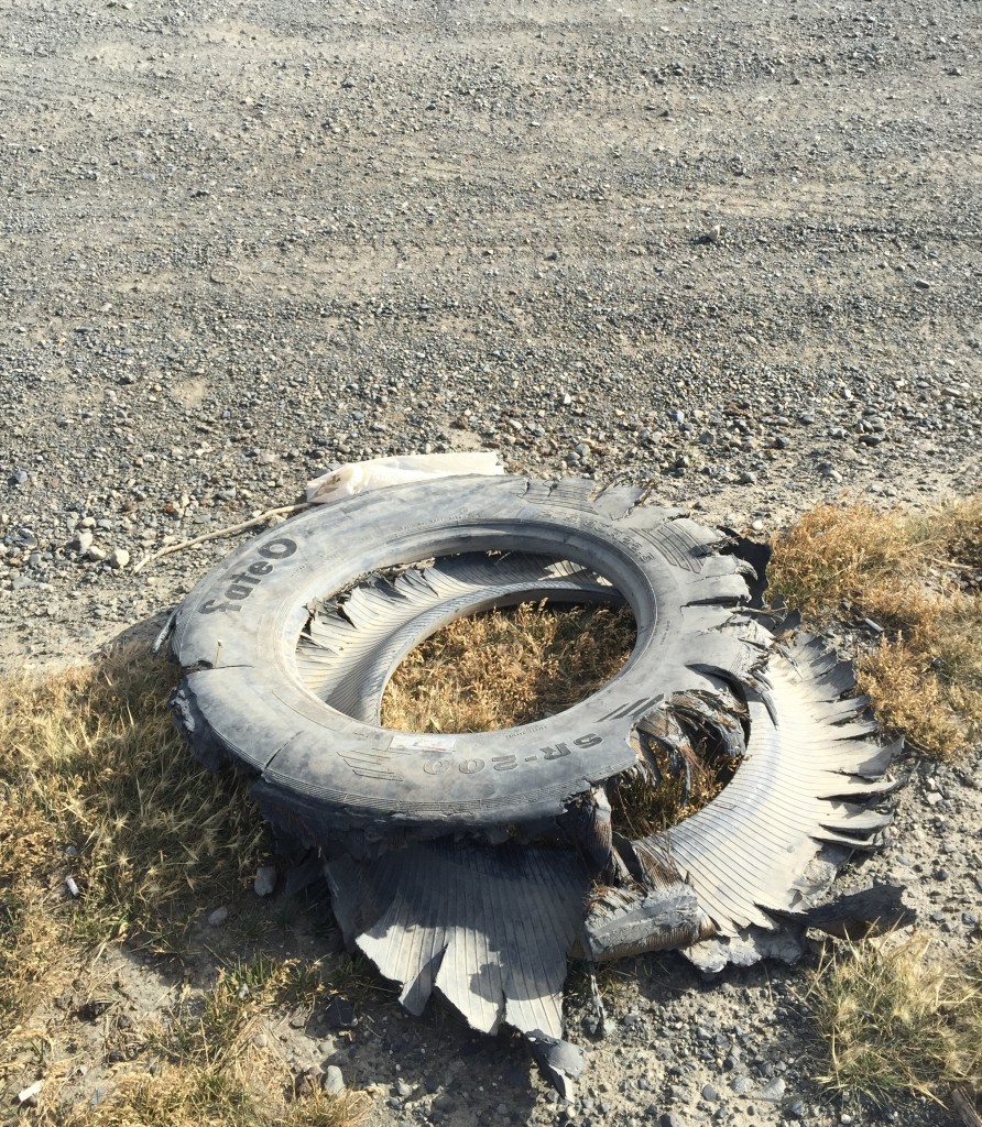 Dead tire patagonia