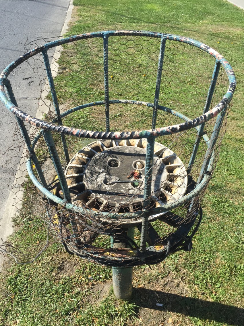 wheel in trash punta arenas